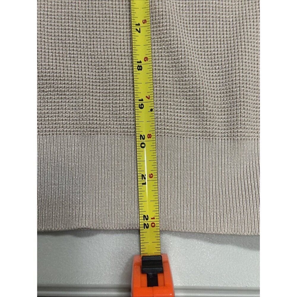 Adrianna Papell Women's Medium Crew Neck Sweater 3/4 Mesh Champagne Blush - Picture 15 of 16